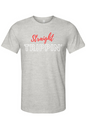 Straight Trippin' - Red/White Font Unisex Short Sleeve Shirt