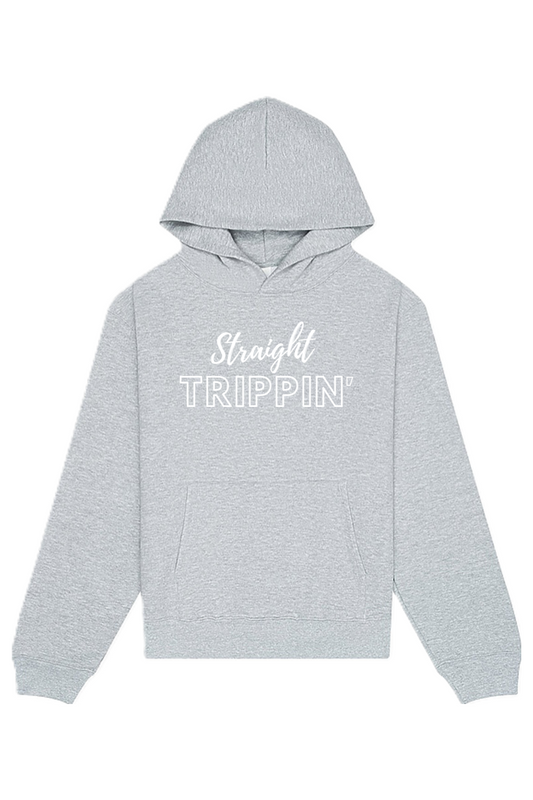 Straight Trippin' - White Font Unisex Heavyweight Hoodie