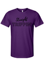 Straight Trippin' - Black Font Unisex Short Sleeve Shirt
