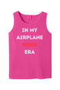 Airplane Mode Era - White/Red Font Unisex Tank Top
