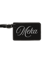 Meka - 4 1/4" x 2 3/4" Laserable Leatherette Luggage Tag