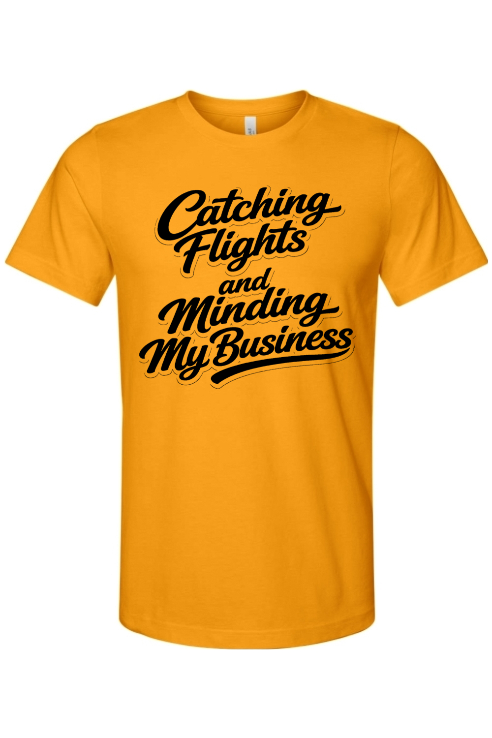 Minding My Business - Black Font Unisex Short Sleeve Shirt