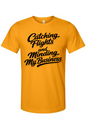 Minding My Business - Black Font Unisex Short Sleeve Shirt