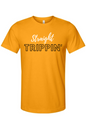 Straight Trippin' - White/Black Font Unisex Short Sleeve Shirt