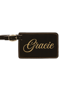 Gracie - 4 1/4" x 2 3/4" Laserable Leatherette Luggage Tag