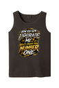 How You Gon Upgrade Me? V2 - White/Gold Font Unisex Tank Top