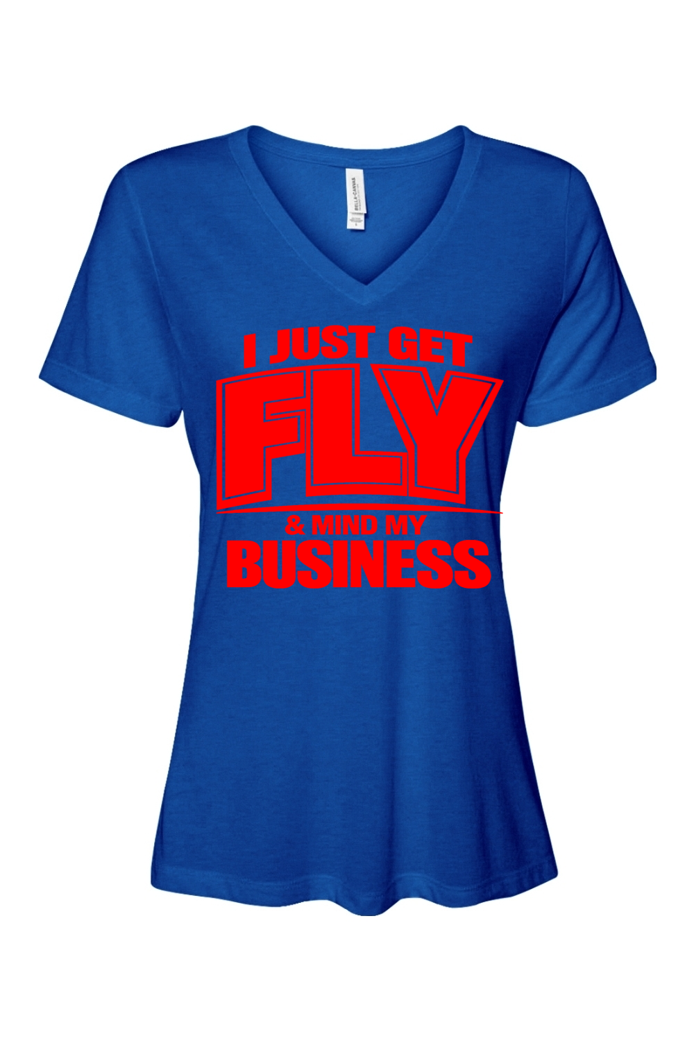 Get Fly & Mind My Business Short Sleeve V-Neck Shirt V2