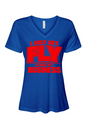 Get Fly & Mind My Business Short Sleeve V-Neck Shirt V2