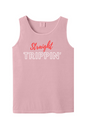 Straight Trippin' - Red/White Font Unisex Tank Top
