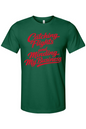 Minding My Business - Red Font Unisex Short Sleeve Shirt