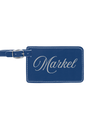 Markel - 4 1/4" x 2 3/4" Laserable Leatherette Luggage Tag