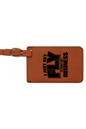 Get Fly & Mind My Business V2 - 4 1/4" x 2 3/4" Laserable Leatherette Luggage Tag