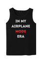 Airplane Mode Era - White/Red Font Unisex Tank Top