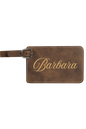 Barbara - 4 1/4" x 2 3/4" Laserable Leatherette Luggage Tag