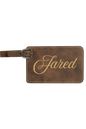 Jared - 4 1/4" x 2 3/4" Laserable Leatherette Luggage Tag