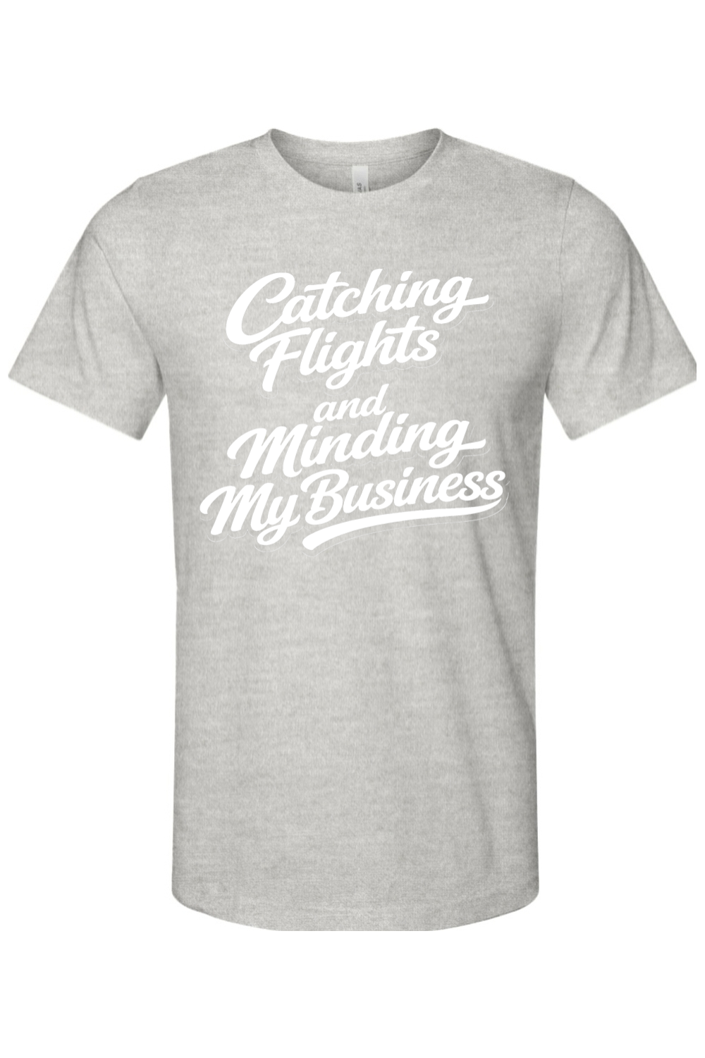 Minding My Business V2 - White Font Unisex Short Shirt