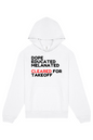 Cleared for Takeoff - Black/Red Font Unisex Heavyweight Hoodie