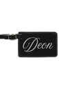 Deon - 4 1/4" x 2 3/4" Laserable Leatherette Luggage Tag