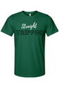 Straight Trippin' - White/Black Font Unisex Short Sleeve Shirt