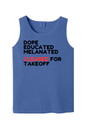 Cleared for Takeoff - Black/Red Unisex Tank Top