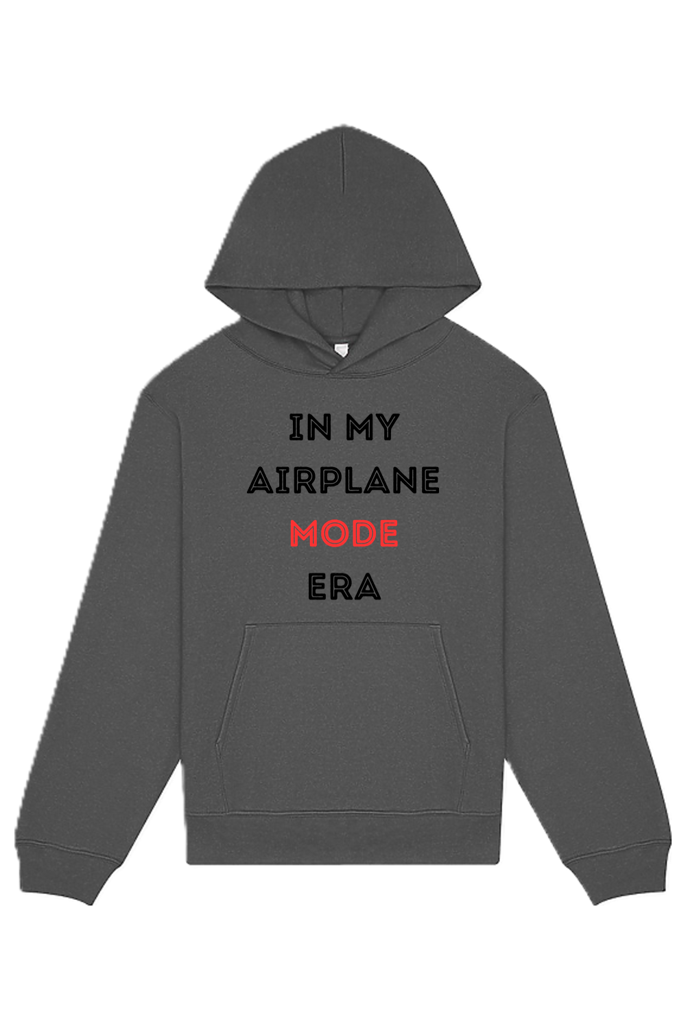 Airplane Mode Era - Black/Red Front Unisex Heavyweight Hoodie