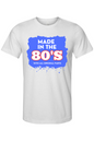 Made in the 80s Original Parts - White/Blue Unisex Short Sleeve Shirt