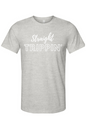Straight Trippin' - White Font Unisex Short Sleeve Shirt