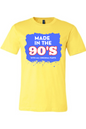 Made in the 90s Original Parts - White/Blue Unisex Short Sleeve Shirt