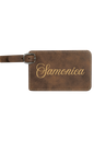 Samonica - 4 1/4" x 2 3/4" Laserable Leatherette Luggage Tag
