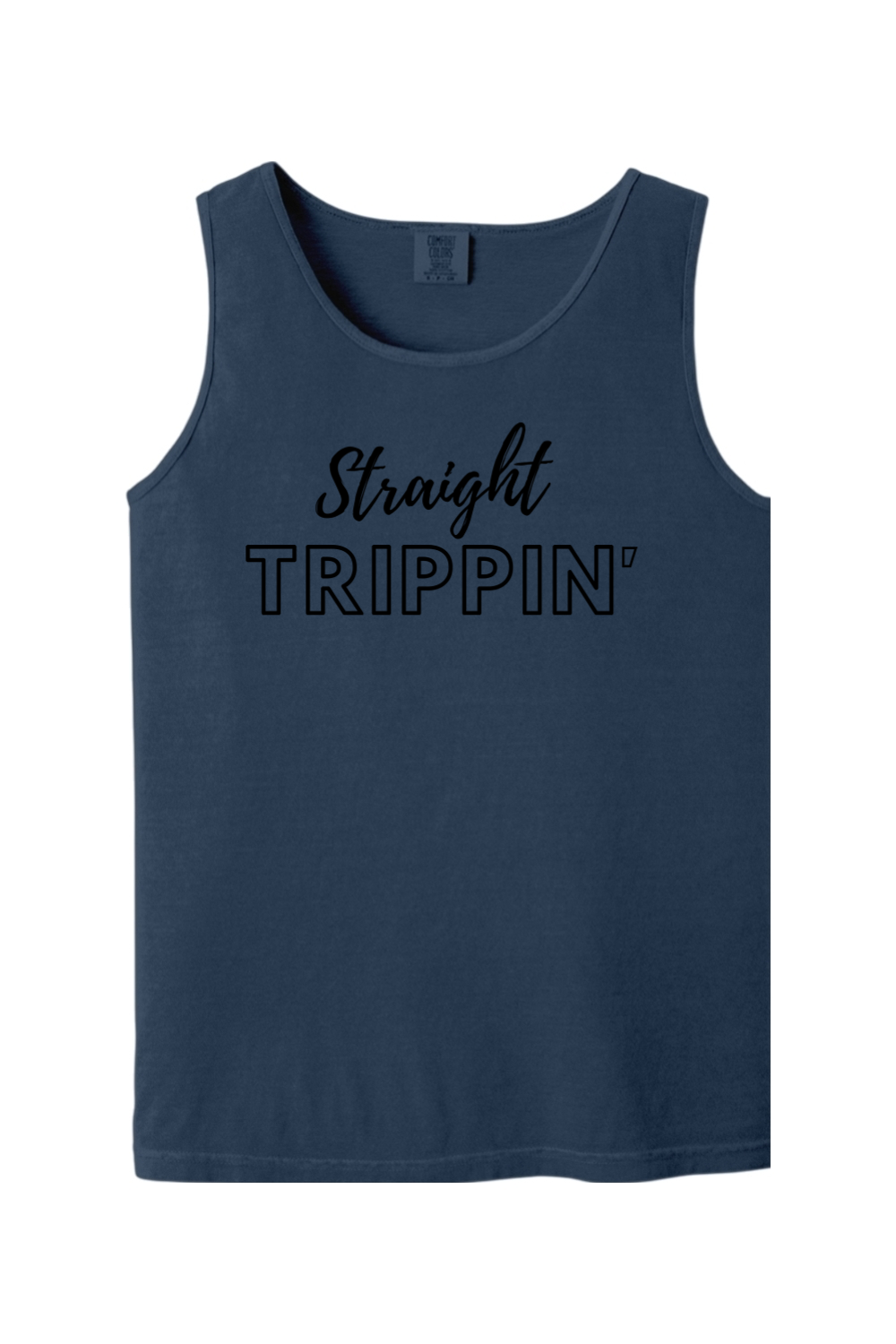 Straight Trippin' - Black Font Unisex Tank Top