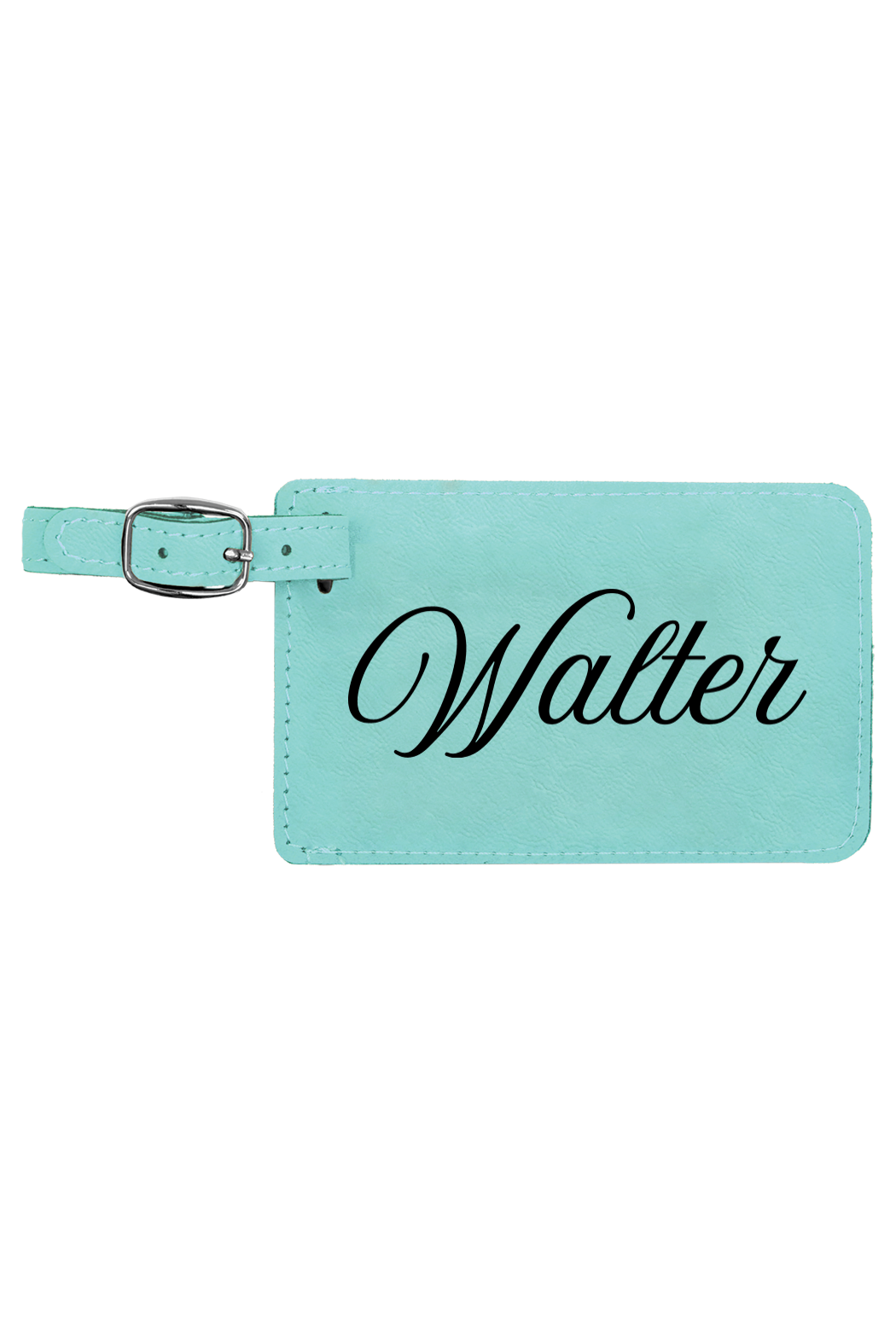 Walter - 4 1/4" x 2 3/4" Laserable Leatherette Luggage Tag