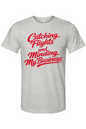 Minding My Business - Red Font Unisex Short Sleeve Shirt