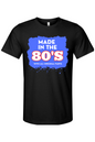 Made in the 80s Original Parts - White/Blue Unisex Short Sleeve Shirt