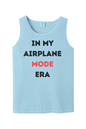 Airplane Mode Era - Black/Red Font Unisex Tank Top