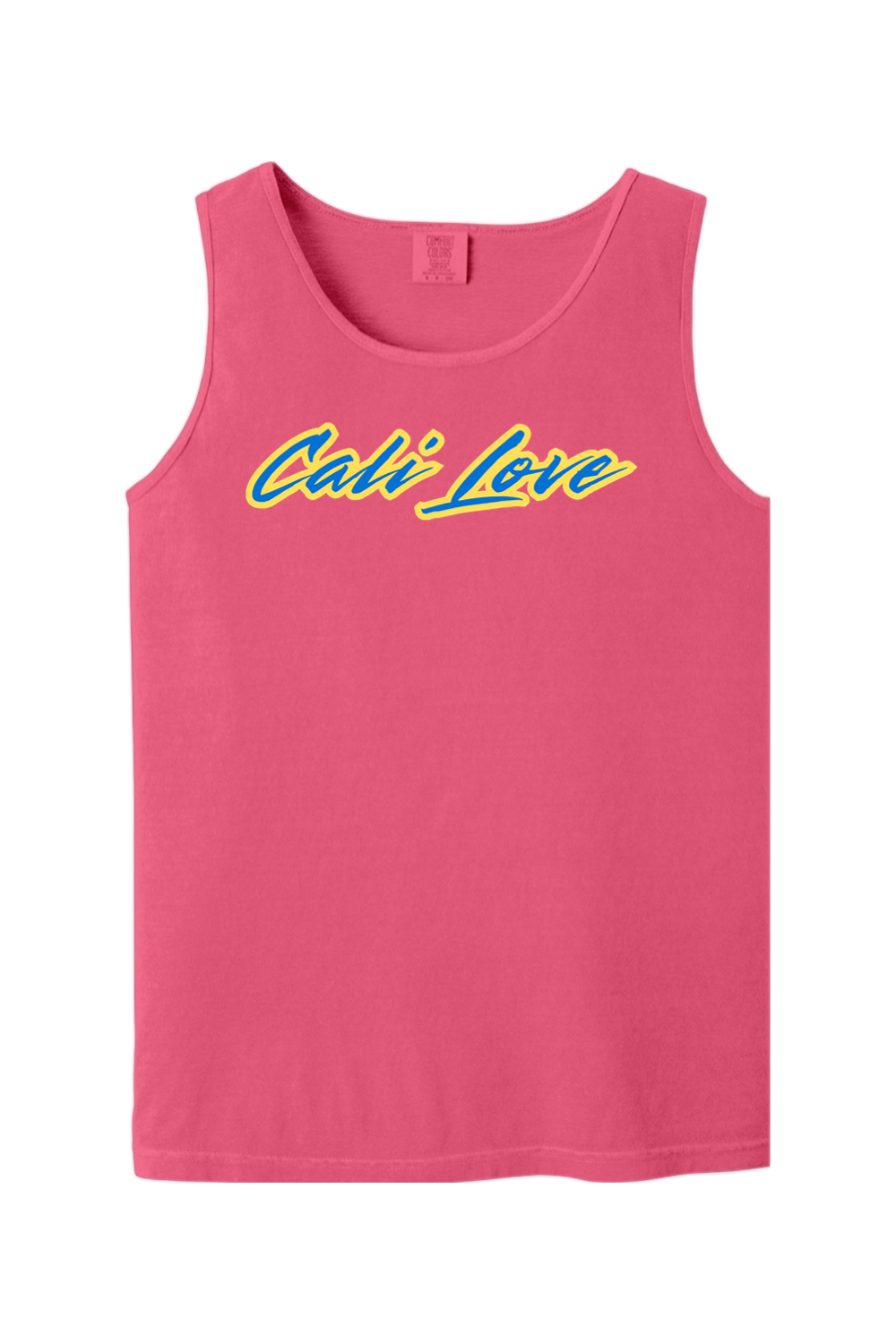 Cali Love - Yellow/Blue Unisex Tank Top