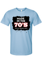 Made in 70s Original Parts - White/Black Font Unisex Short Sleeve Shirt