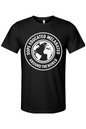 Dope Educated Melanated Stamp - White Font Unisex Short Sleeve Shirt