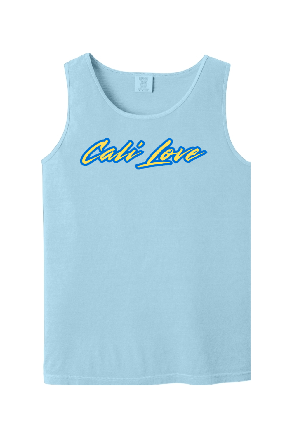 Cali Love - Blue/Yellow Unisex Tank Top