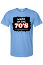 Made in 70s Original Parts - White/Black Font Unisex Short Sleeve Shirt