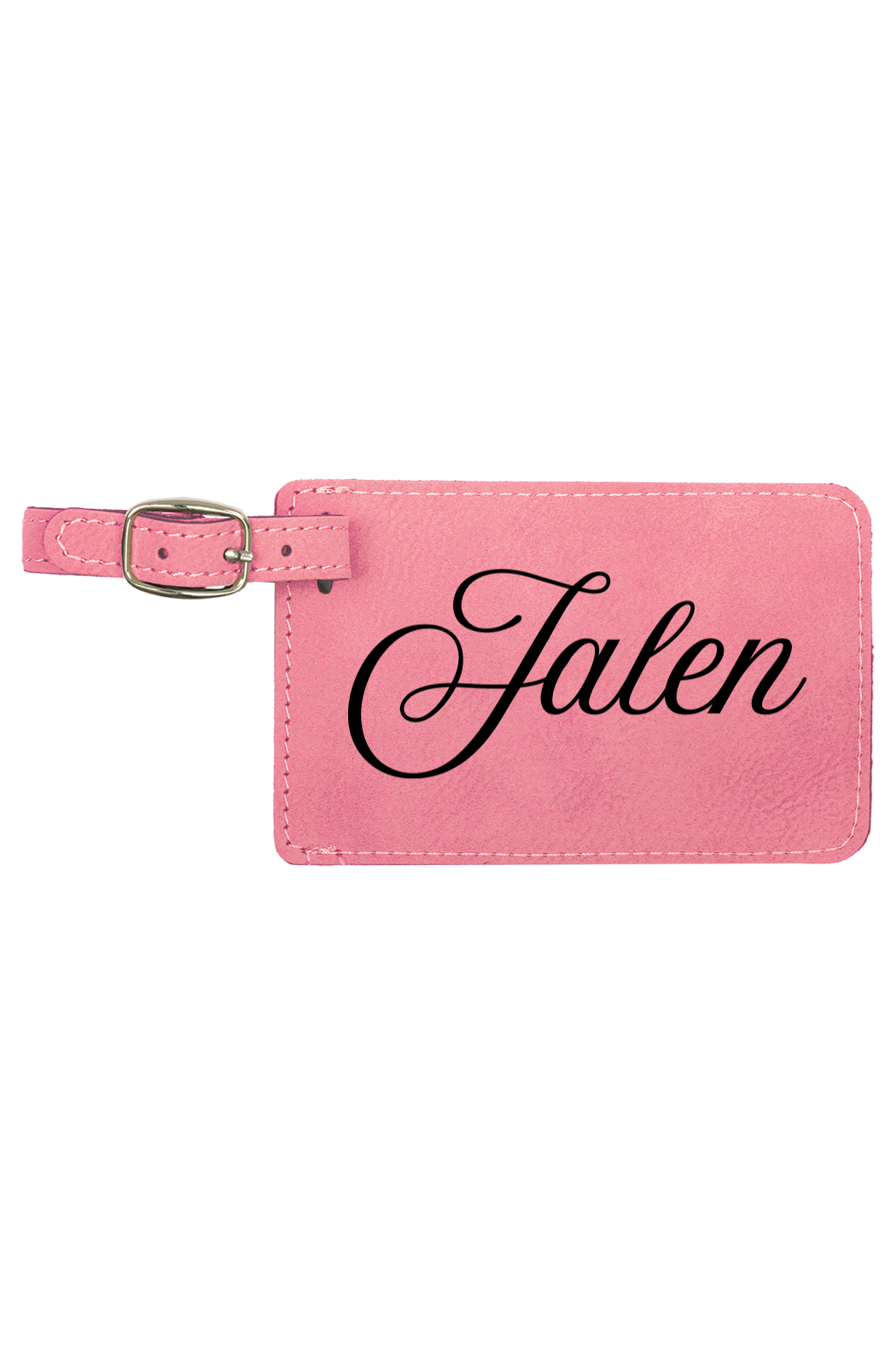 Jalen - 4 1/4" x 2 3/4" Laserable Leatherette Luggage Tag