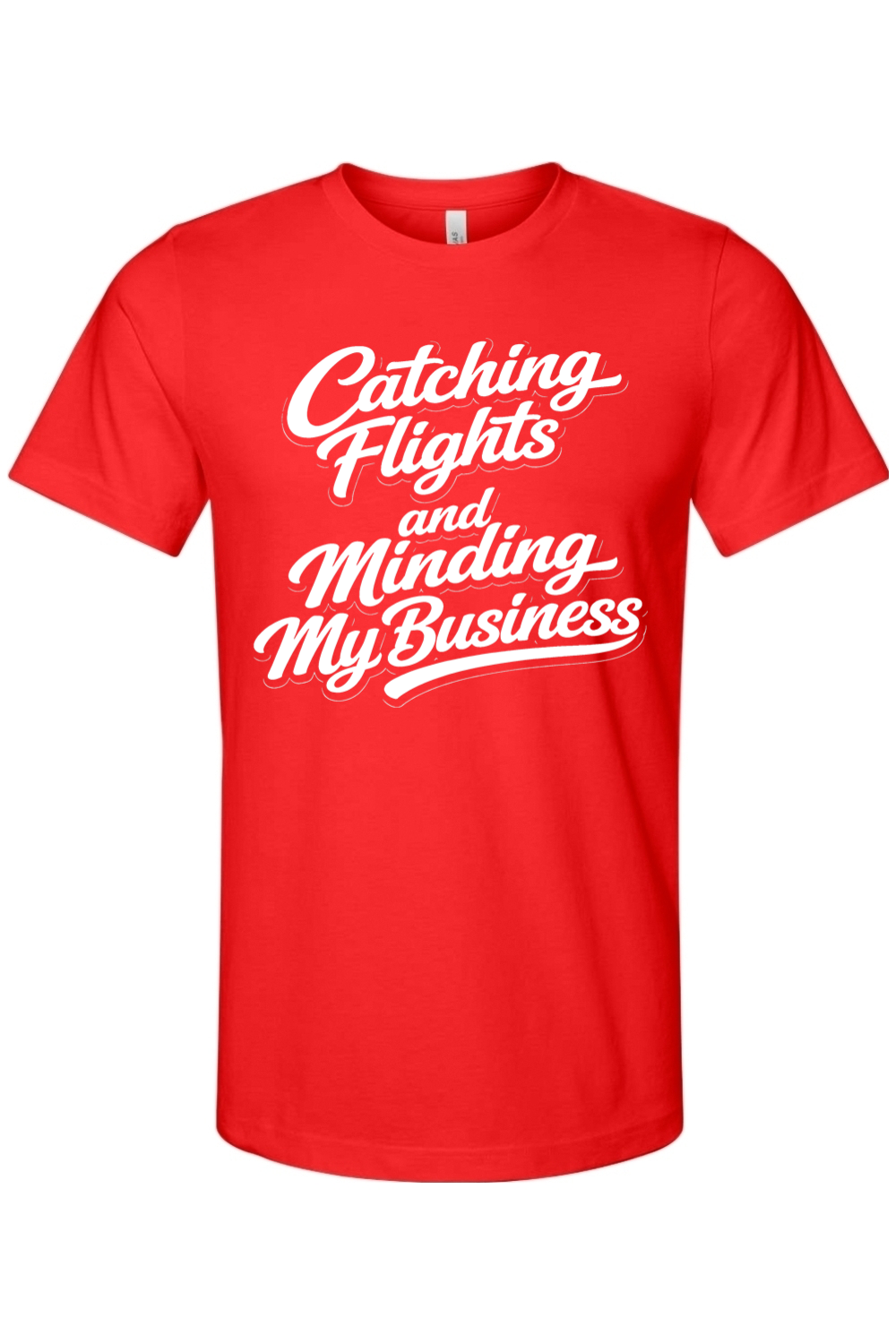 Minding My Business V2 - White Font Unisex Short Shirt