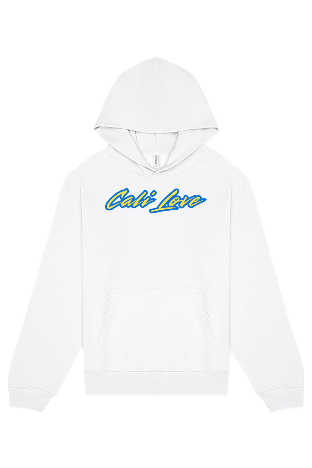 Cali Love - Blue/Yellow Unisex Heavyweight Hoodie