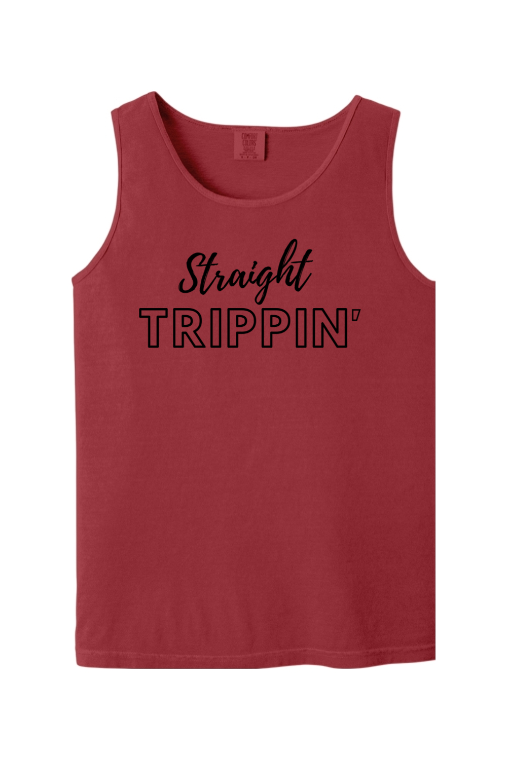 Straight Trippin' - Black Font Unisex Tank Top