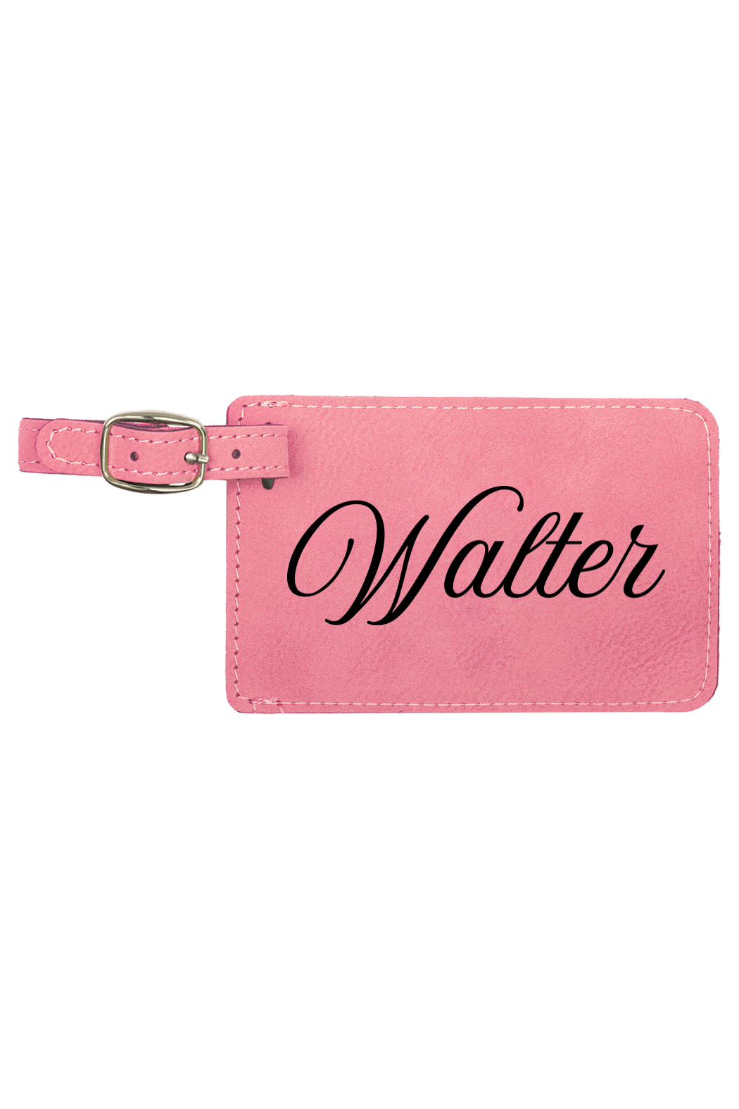 Walter - 4 1/4" x 2 3/4" Laserable Leatherette Luggage Tag