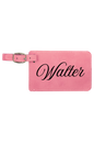 Walter - 4 1/4" x 2 3/4" Laserable Leatherette Luggage Tag