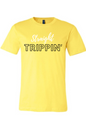Straight Trippin' - White/Black Font Unisex Short Sleeve Shirt
