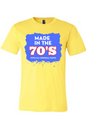 Made in the 70s Original Parts - White/Blue Unisex Short Sleeve Shirt