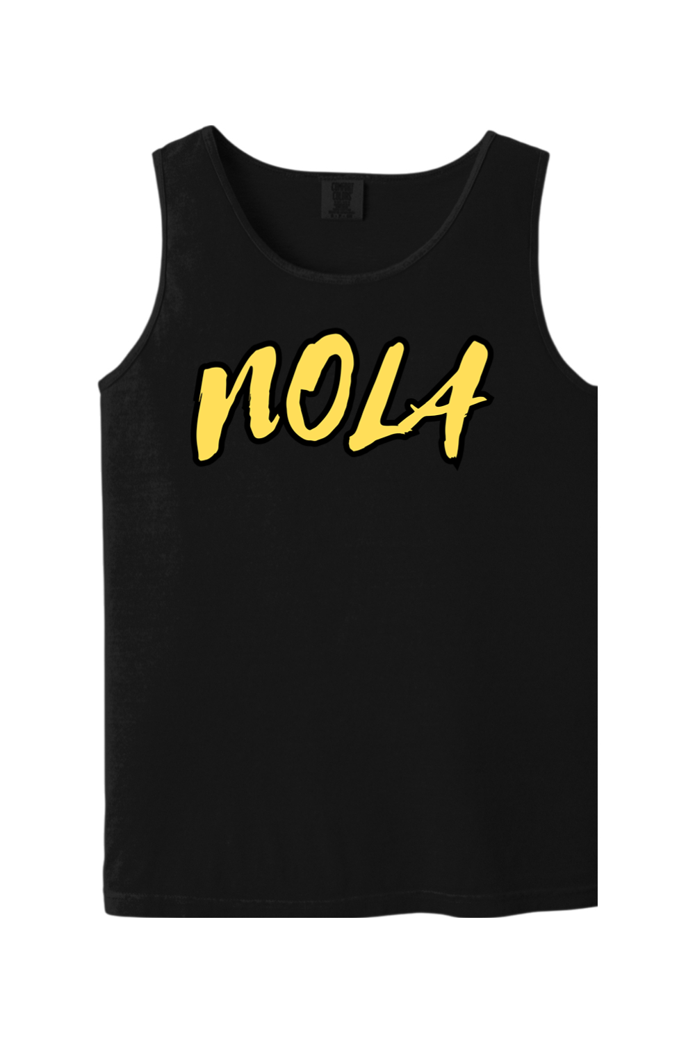 NOLA - Black/Gold Font Unisex Tank Top