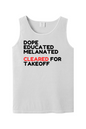 Cleared for Takeoff - Black/Red Unisex Tank Top