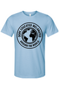 Dope Educated Melanated Stamp - Black Font Unisex Short Sleeve Shirt